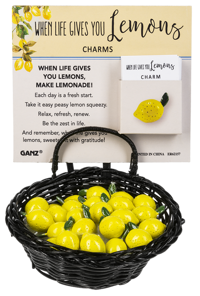When Life gives You Lemons Charms