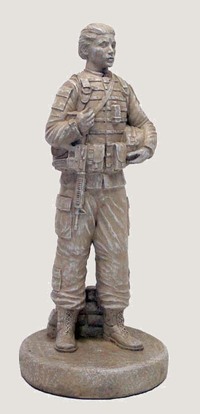 Female Soldier Statue
