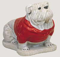 Large Bulldog Statue