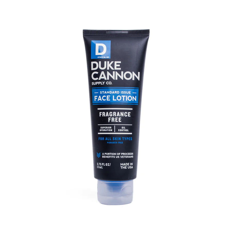 Duke Cannon Unscented Scent Face Lotion 3.75 oz 1 pk