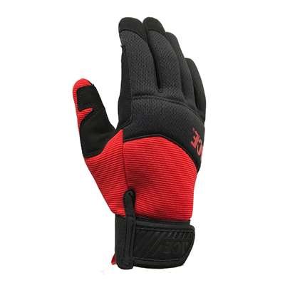 ACE GLOVES BLACK/RED XL